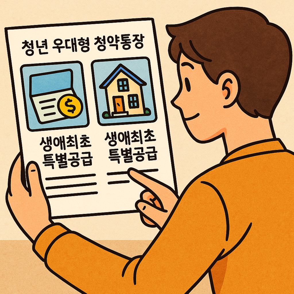 청년 우대형 청약통장과 생애최초 특별공급 정책 정보를 보는 사람